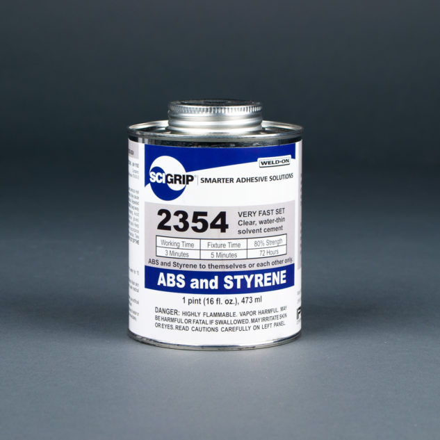 Weld-On ABS and Styrene Solvent Cement 1pt