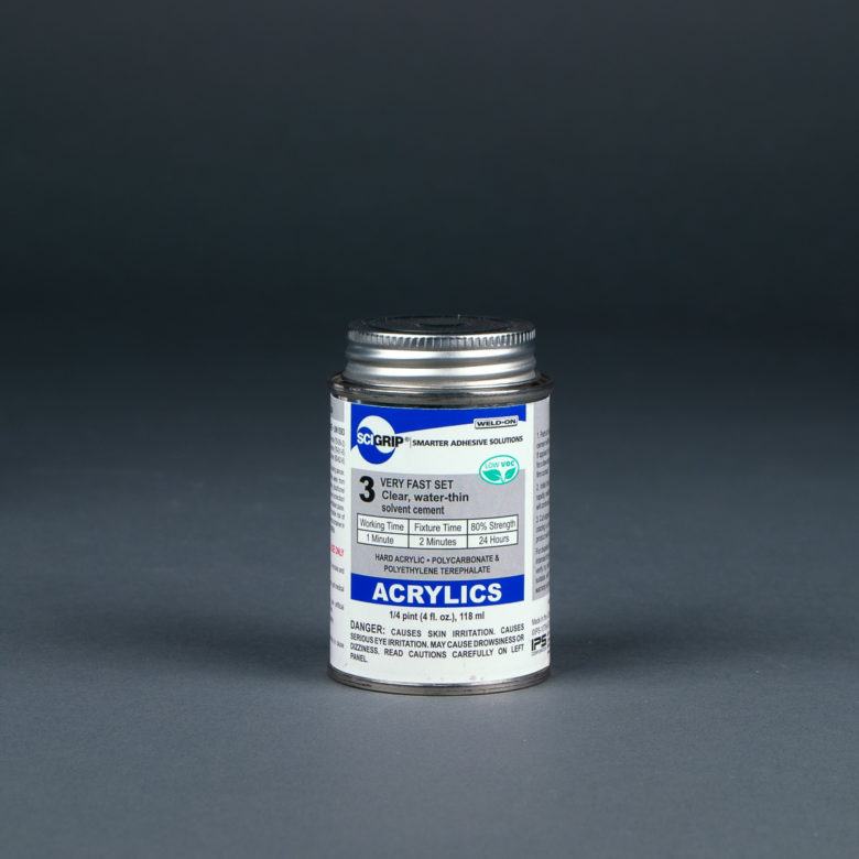 WELDON 3 Acrylic Solvent Cement Lustercraft Plastics