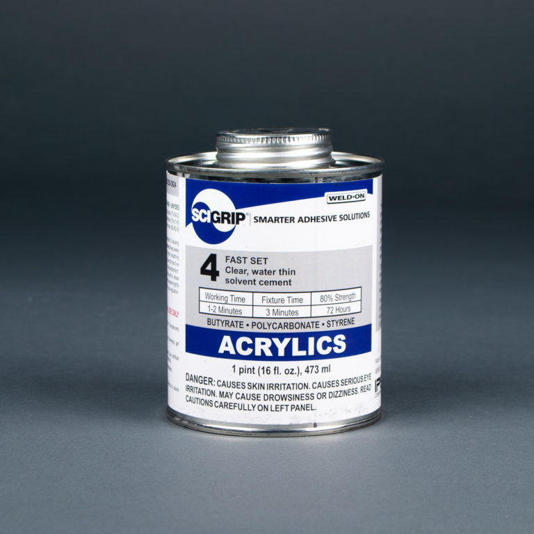 WELDON 4 Acrylic Solvent Cement Lustercraft Plastics