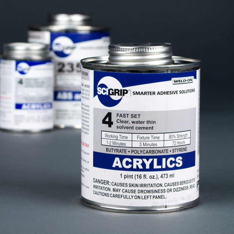 WELDON 4 Acrylic Solvent Cement Lustercraft Plastics